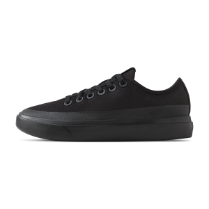 Women's Canvas Pipers - Natural Black (Natural Black Sole) - 1