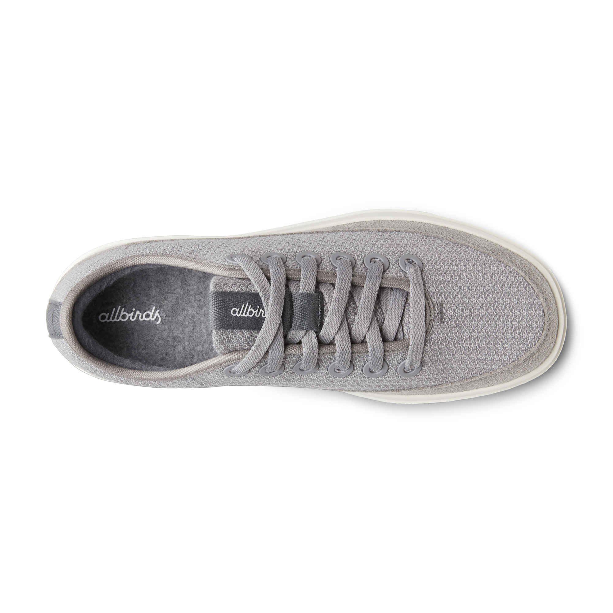 Women's Wool Piper Go - Medium Grey (Natural White Sole) - Image 3