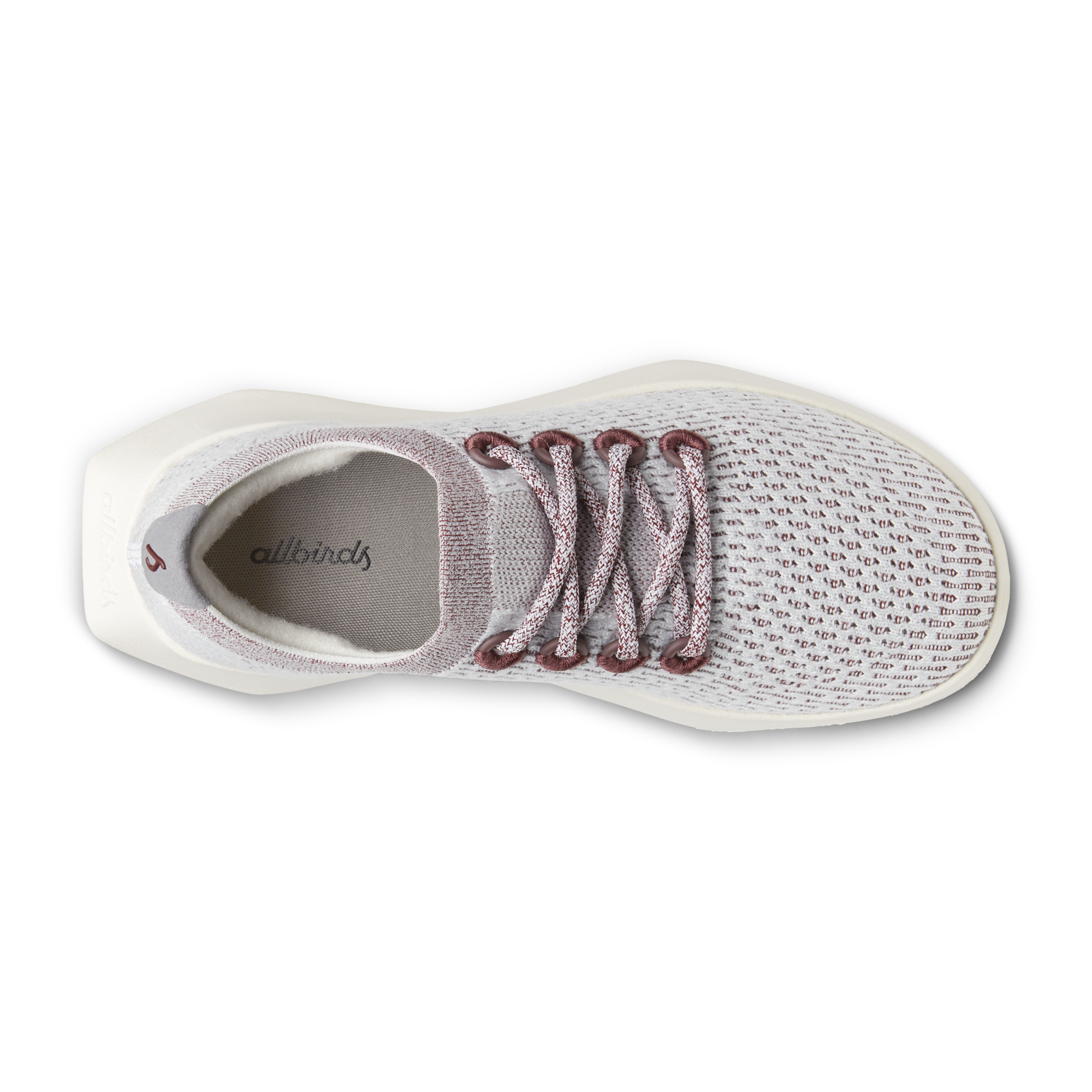 Men's Tree Dasher 2 - Blizzard/Thunder Red (Natural White Sole) - Image 3