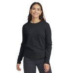 Women's Soft Merino Long Sleeve Tee - True Black