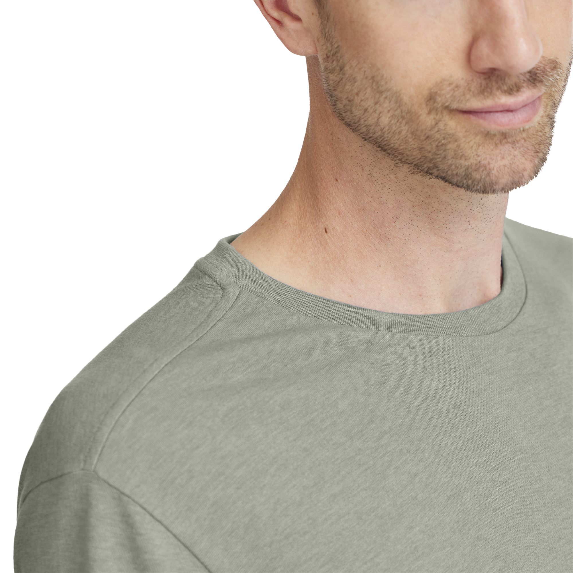 Men's Soft Merino Tee - Hazy Pine - Image 2