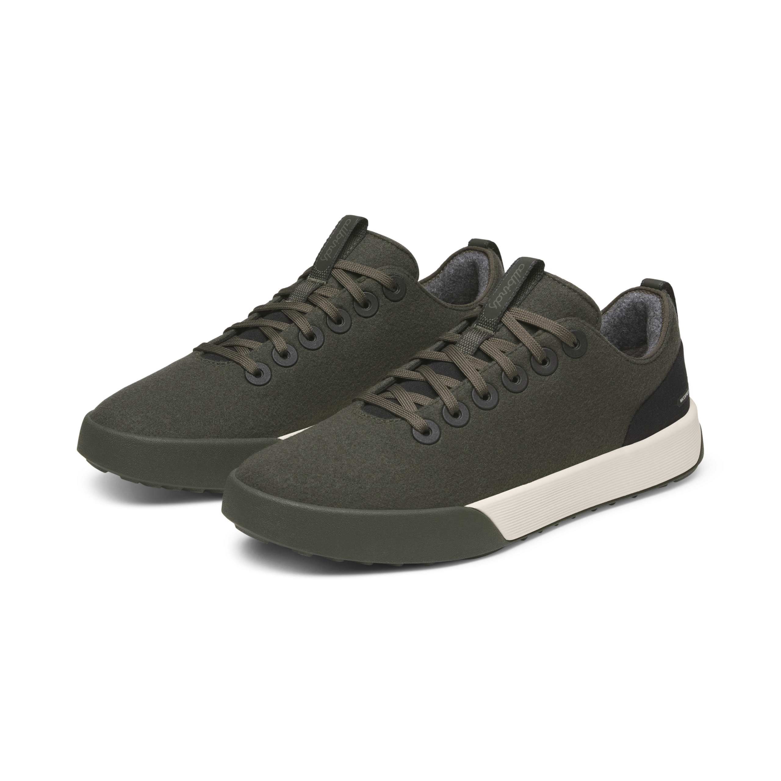 Women's Wool Cruiser Waterproof - Dark Jungle (Stony Cream Sole) - Image 5