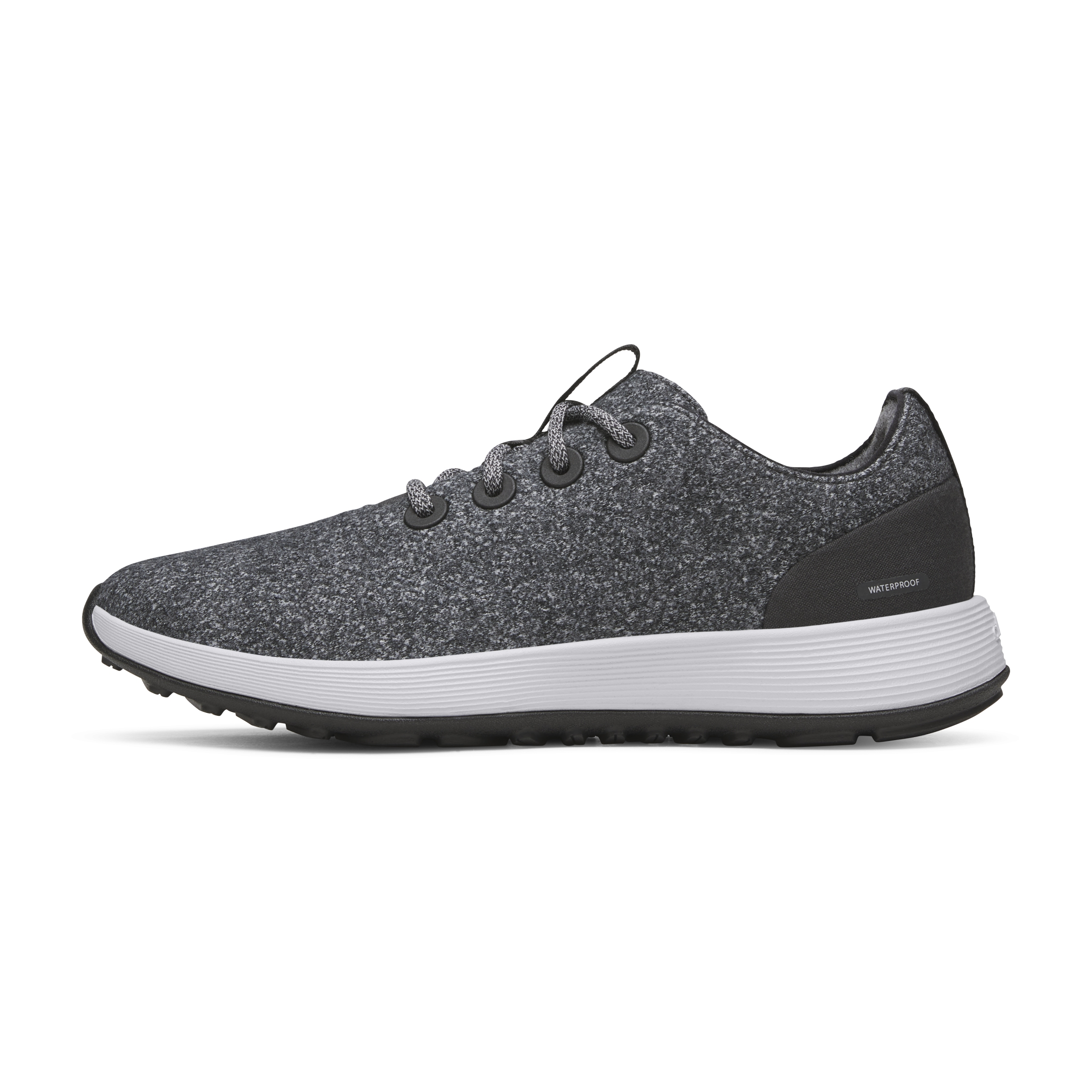 Men's Wool Runner NZ Waterproof - Dark Grey (Light Grey Sole)