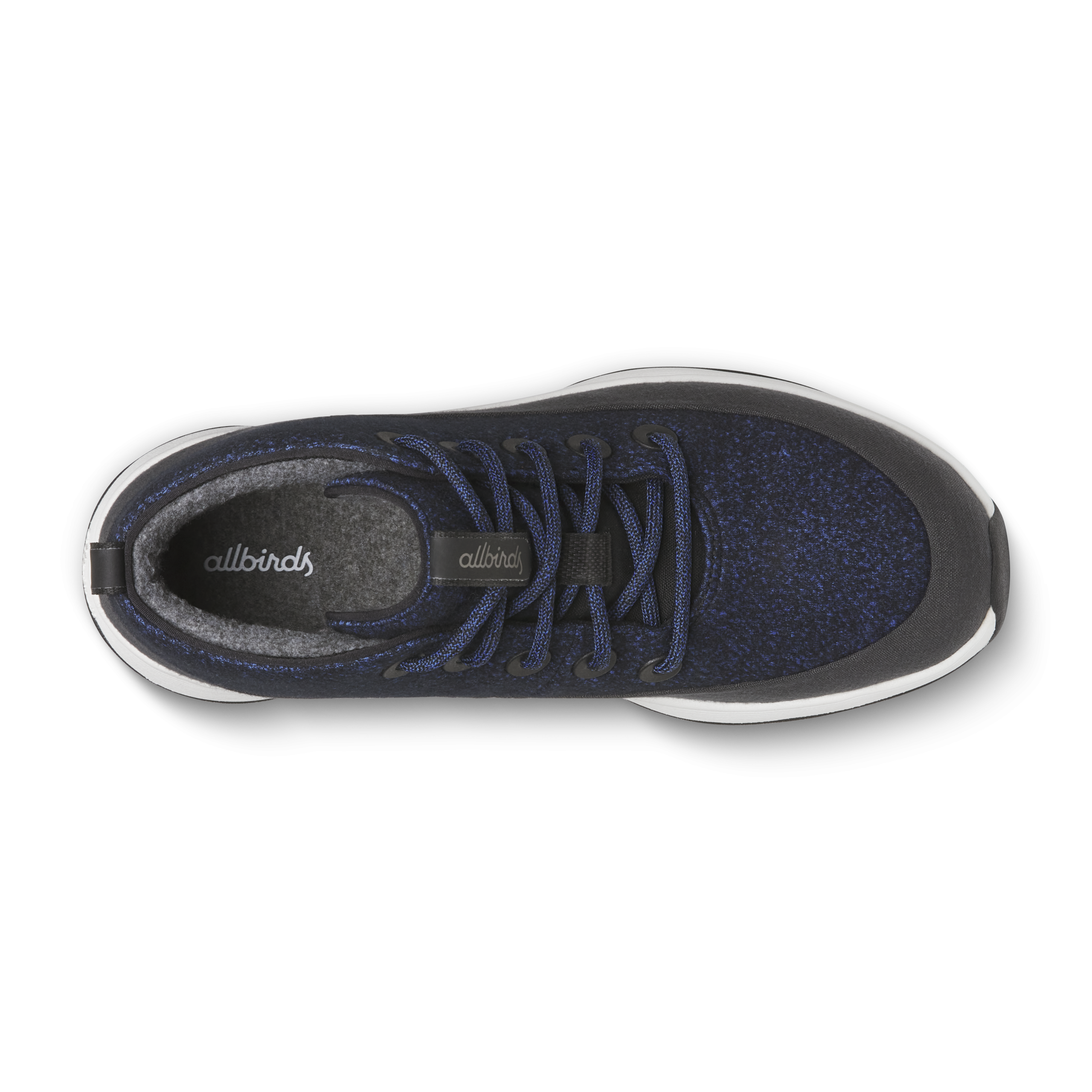 Men's Wool Runner NZ Mid Waterproof - Natural Black/Royal Blue (Barely Grey Sole) - Image 3