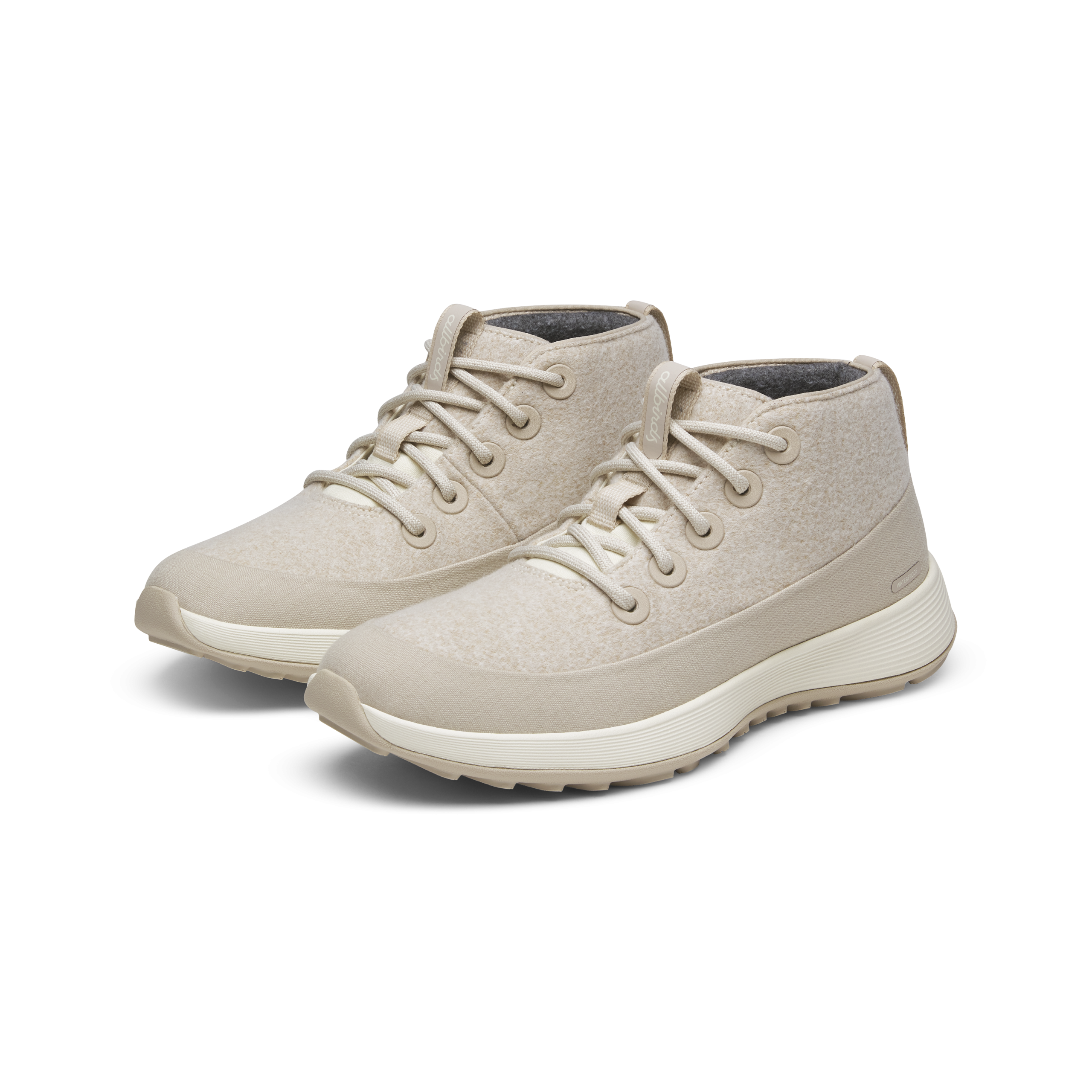 Women's Wool Runner NZ Mid Waterproof - Stony Cream/Rugged Beige (Stony Cream Sole) - Image 5
