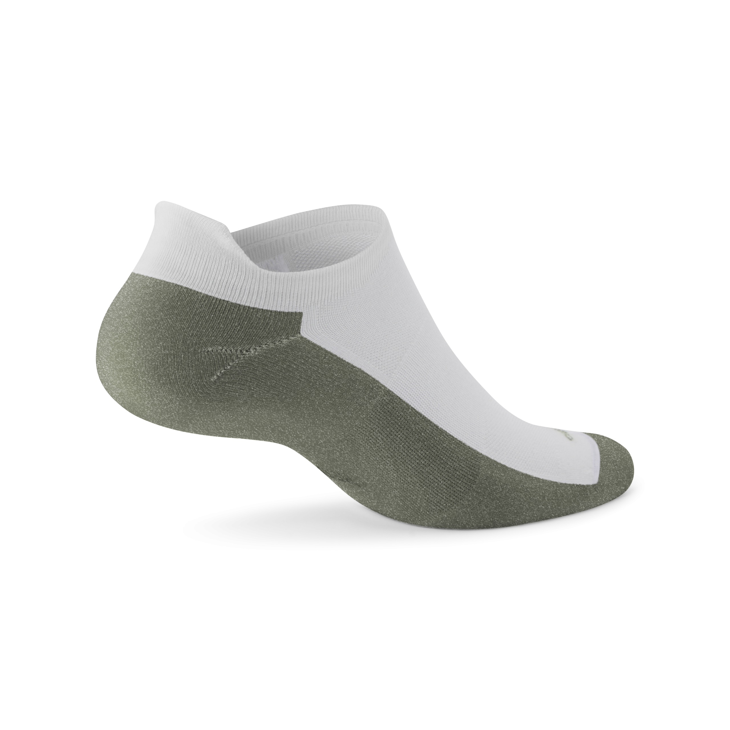 Anytime Ankle Sock - Blizzard/Thunder Green - Image 2