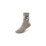Anytime Crew Sock - Rugged Beige/Blizzard (Natural Black Sole)