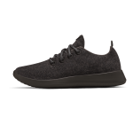 Women's Wool Runner - Natural Black (Black Sole)